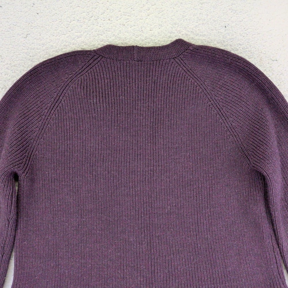 Athleta Switchback Pullover Sweater Burgundy Ribb… - image 8